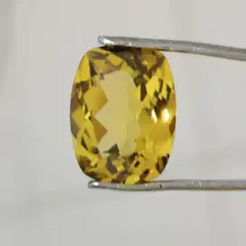 Natural Yellow Beryl Heliodor 4.95 Carats Sertipikat