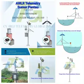 AWLR Telemetry Sumur Pantau Muka Air Tanah Pengeboran & sungai banjir