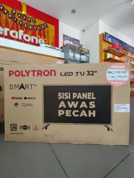 Credit LED Tv polytron 32inch