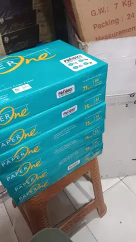 Di beli kertas HVS paper one sidu bola dunia A4 f4 a3 80gsm