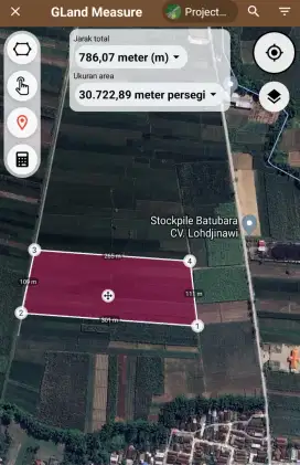 Dijual Tanah Strategis Zona Industri Mojokerto