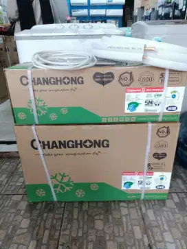 AC CHANGHONG 1/2 PK BARANG BARU GARANSI RESMI PABRIK HARGA  + PASANG