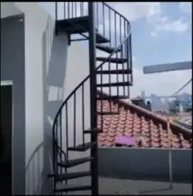Tangga Putar Besi kuat modern