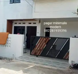 Pagar minimalis modern