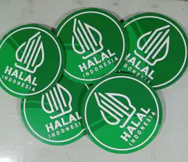 Halal dekorasi akrilik tanda petunjuk hiasan