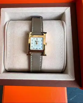 Hermes H Hour size PM Eutope GHW with 1 Diamond & MOP