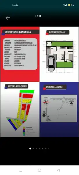 Jual rumah subsidi lokasi plesungan luas 62m hrga 166jt net bisa kpr