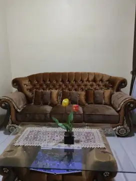 Kursi sofa jaguar resin mewah