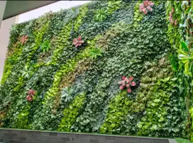 Tanaman Vertical Garden Sintetis Taman Dinding