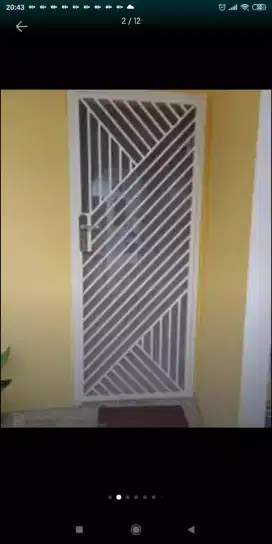 Pintu teralis kasa nyamuk modern minimalis