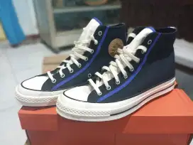 Converse Chuck 70 HI Sneakers - Black/Egret/Blue Flame