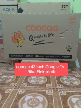 Tv 43 inch google tv coocaa garansi resmi