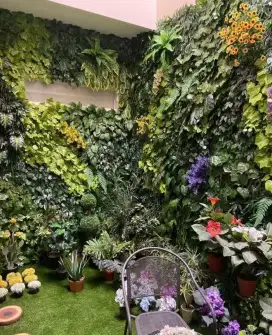 Terima Pembuatan Taman Vertical Garden Artificial