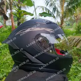 Helm Honda KYT Vendetta CBR R15 GSX-R NINJA Full Face Double Visor