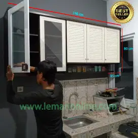 Kitchen Set / Lemari Dapur / Rak Gantung 5 Pintu (Free Ongkir)