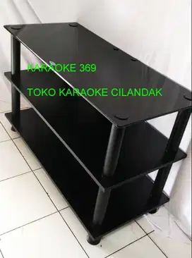 rak meja audio tv 100cm