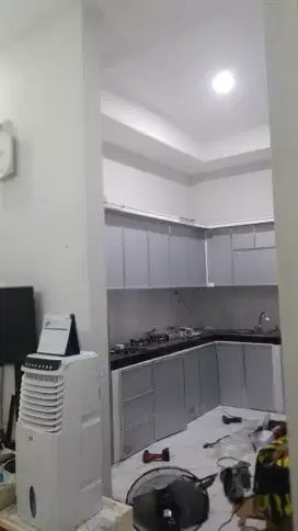 Kitchen set almunium mewah anti karat anti rayap garansi 10 th