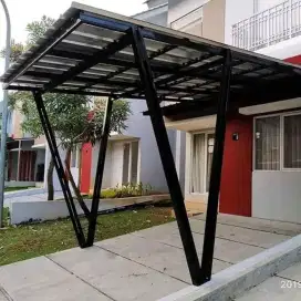Kanopi minimalis baja ringan