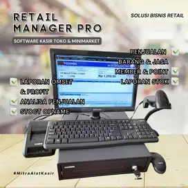 Software Program komputer kasir Toko & Minimarket V.Pro