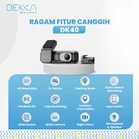 Dashcam DK40 4K UHD Dual Camera (Front + Rear)