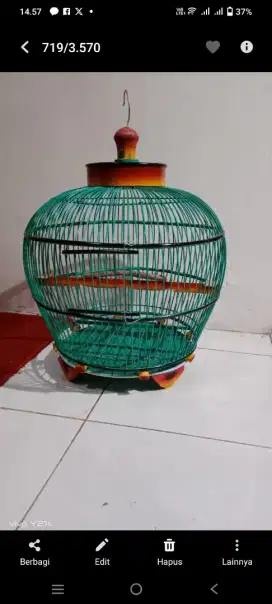 Sangkar Bambu Puter baru