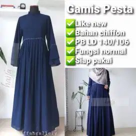 Gamis Pesta Jahitan Butik Fungsi Normal Siap Pakai