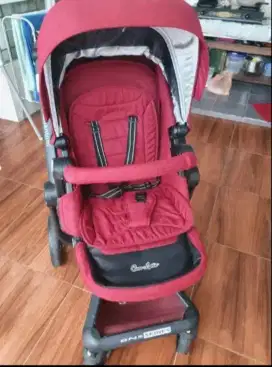 Stroller Quantum Cocolatte warna Merah + bonus stoller (dapat 2)