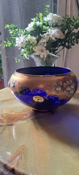Bowl Bohemian crystal