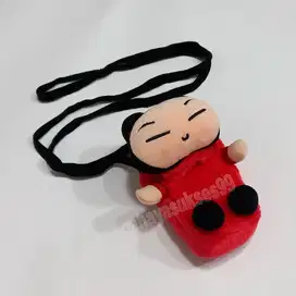 Boneka Pucca Merah Import Souvenir 9cm x 6cm Mainan Anak Anak