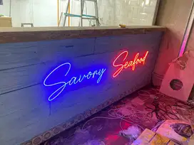 Huruf timbul + Papan nama + Neon box + Reklame + Akrilik murah