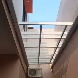 kanopi sleding skylight besi kuat anti karat