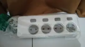 Stop kontak kabel + saklar on off 4lubang panjang kabel 3Meter BARU