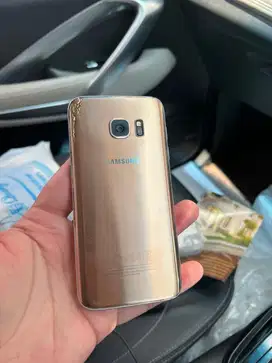 samsung s7 flat gold langka 4g mantap x ram4/32gb