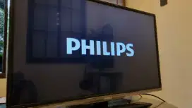 JUAL PHILIPS LED TV 32 INCI HITAM MULUS FREE XIAOMI TV STICK