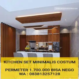 KITCHEN SET MINIMALIS TERBARU TERMURAH DAN BERGARANSI