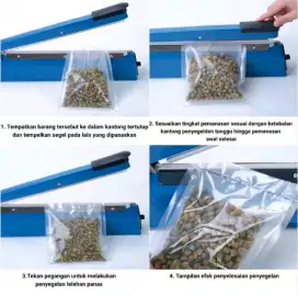 IMPULSE SEALER 20 CM ALAT PRESS PLASTIK KERUPUK KERIPIK SNACK 20 CM