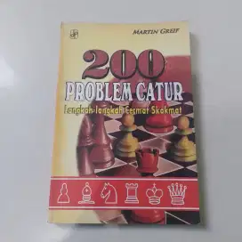 Buku 200 Problem Catur Langkah Langkah Cermat Skakmat Martin Greif