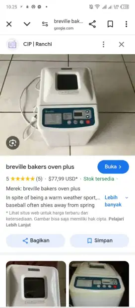 oven dan bread maker breville