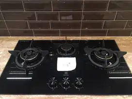 Electroluc Kompor Gas 3 Tungku + Cooker Hood