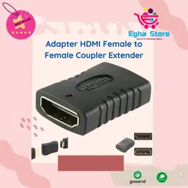Adaptor HDMI Female to Female Coupler Extender Penyambung Kabel Male