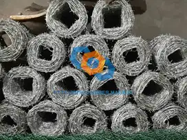 KAWAT DURI 100 METER GALVANIZ TERLARIS DAN BERKUALITAS