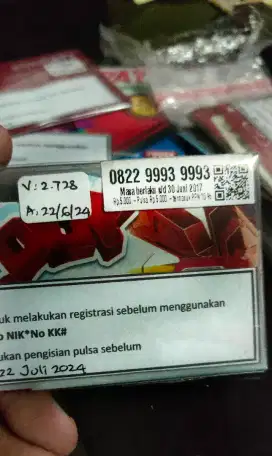 Nomor cantik Telkomsel prabayar simpati loop 9993 9993