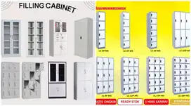 Lemari Sling Kaca / Lemari Kaca / loker LOCKER Kantor Filling Cabinet