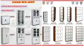 Lemari Arsip / file Kaca loker LOCKER Filling Cabinet Buku rak Obat