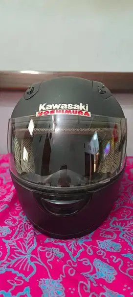 Helm fullface hitam doff