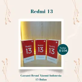 Redmi 13 8GB/256GB Garansi Resmi Xiaomi 15 Bulan.