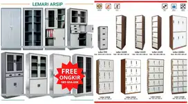 LEMARI ARSIP BESI / loker LOCKER FILLING CABINET / DOKUMEN ANTI RAYAP