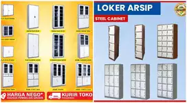 Susun Lemari Arsip Besi Filling Cabinet loker LOCKER Kantor Rumah Seko