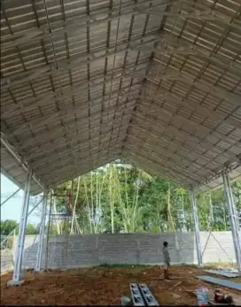Rangka Baja Ringan Terpasang
