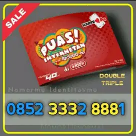 NOMOR CANTIK as dobel triple